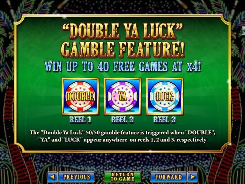 Double Ya Luck slots Info and Rules