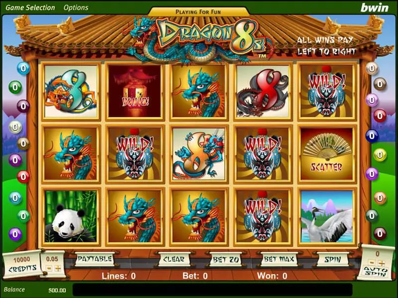 Dragon 8s slots Main Screen Reels
