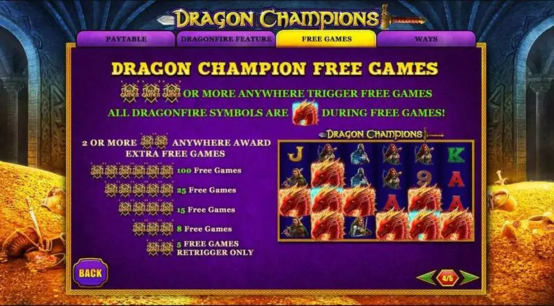 Dragon Champions slots Bonus 1