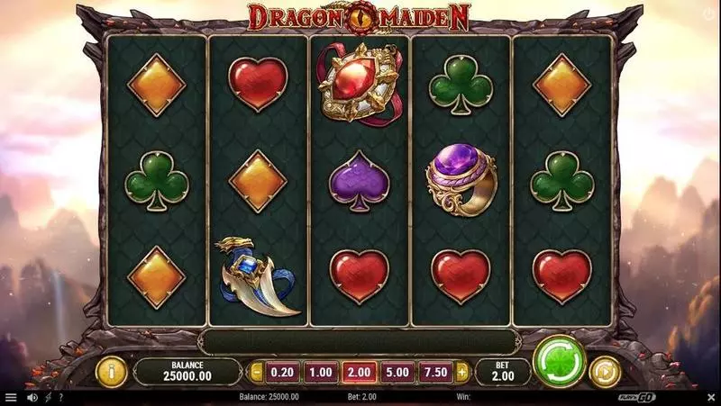 Dragon Maiden slots Main Screen Reels