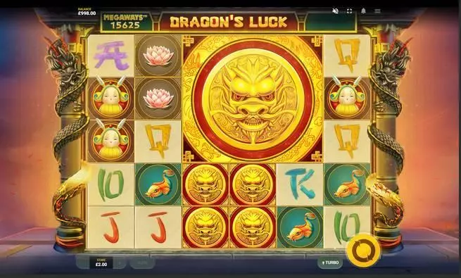 Dragon's Luck MegaWays slots Main Screen Reels