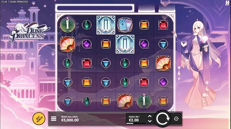 Dusk Princess slots Main Screen Reels
