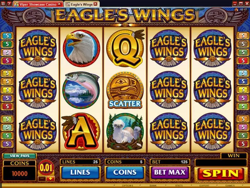 Eagle's Wings slots Main Screen Reels