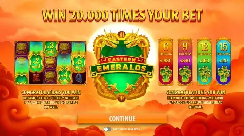 Eastern Emeralds slots Info and Rules
