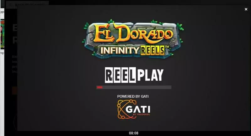 El Dorado Infinity Reels slots Introduction Screen