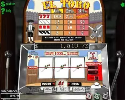 El Toro slots Main Screen Reels