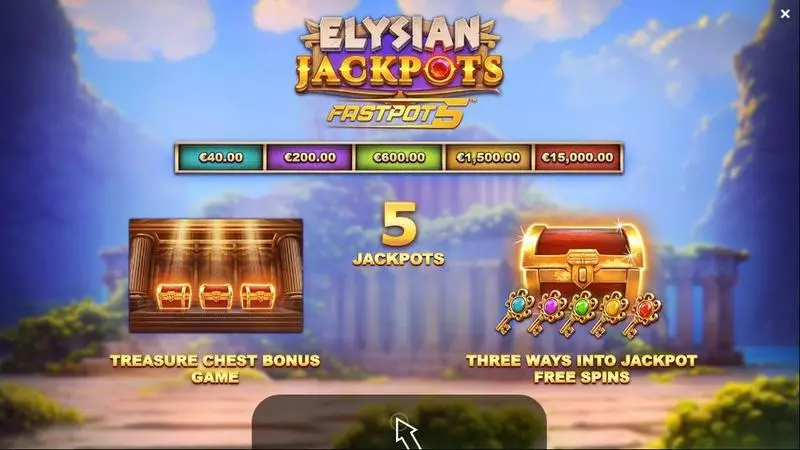 Elysian Jackpots slots Info and Rules