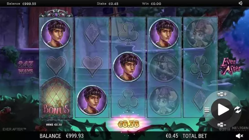 Ever After slots Main Screen Reels