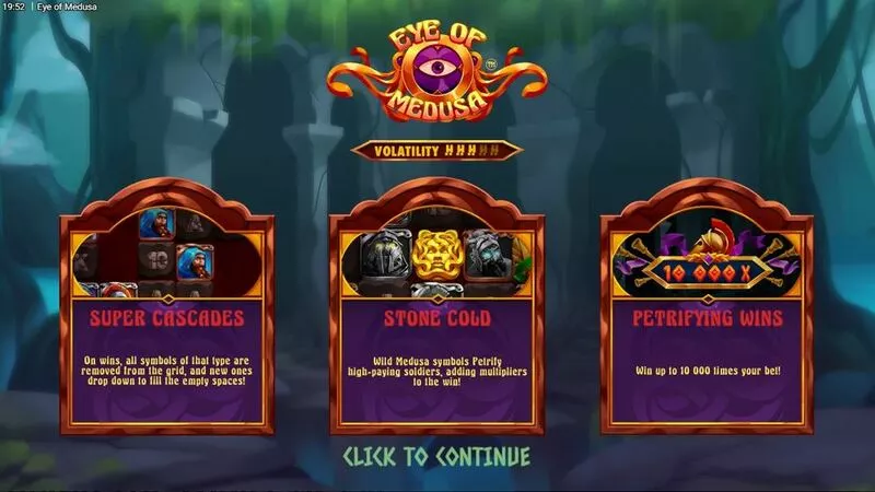 EYE OF MEDUSA slots Info and Rules