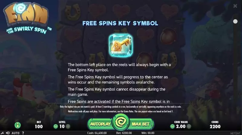 Finn and the Swirly Spin slots Bonus 1