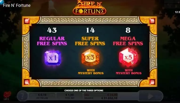 Fire N’ Fortune slots Bonus 1