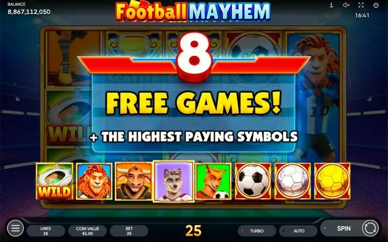 Football Mayhem slots Free Spins Feature