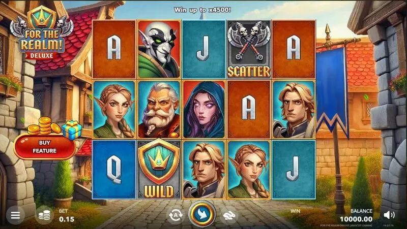 For the Realm Deluxe slots Main Screen Reels