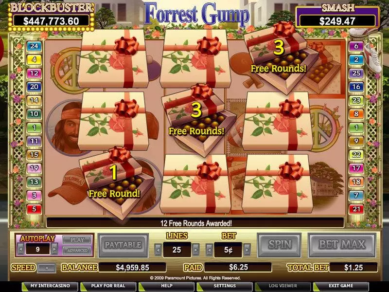 Forrest Gump slots Bonus 2