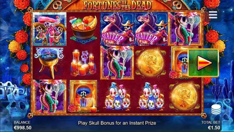 Fortunes of the Dead  slots Main Screen Reels