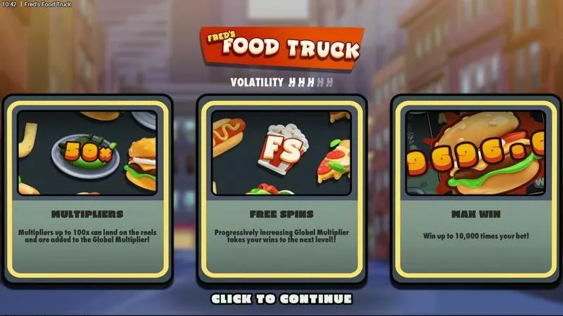Fred'  Food Truck slots Info and Rules