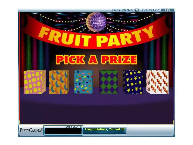 Fruit Party slots Bonus 1