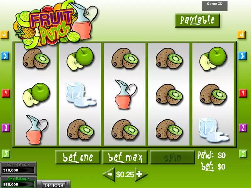 Fruit Punch slots Main Screen Reels
