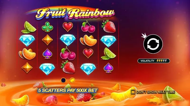Fruit Rainbow slots Info and Rules