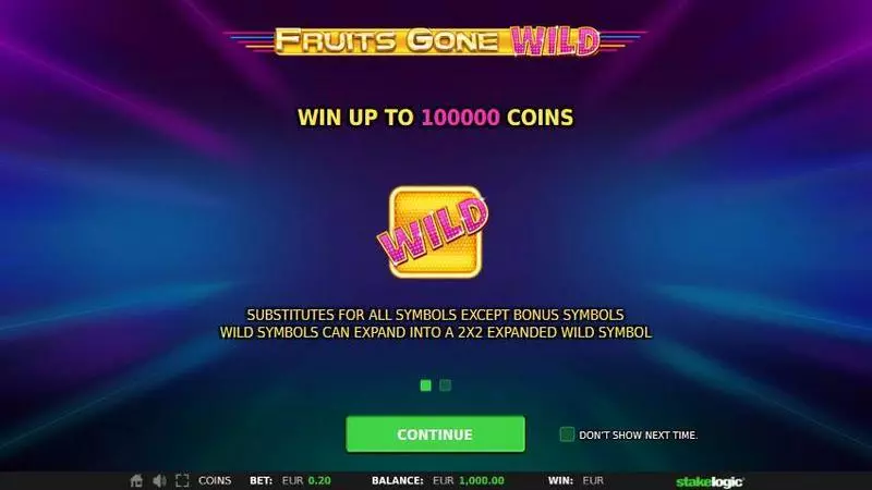 Fruits Gone Wild slots Info and Rules