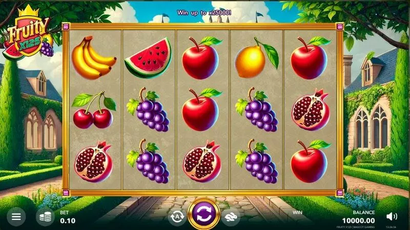 Fruity X125 slots Main Screen Reels