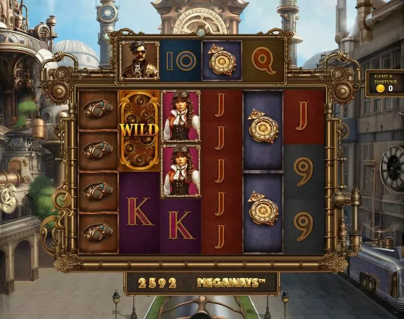 Gears of Eternia slots Main Screen Reels