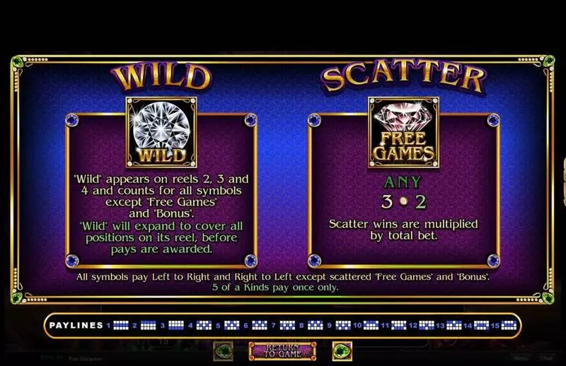 Gemtopia slots Info and Rules