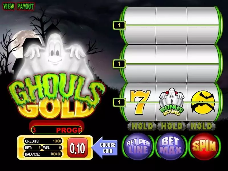 Ghouls Gold slots Introduction Screen
