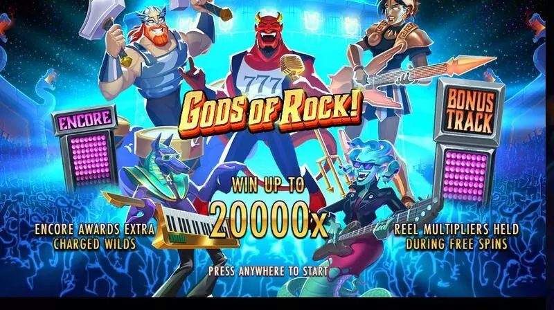 Gods of Rock slots Info and Rules