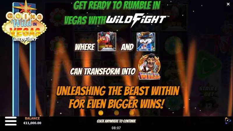 Going Wild in Vegas Wild Fight slots Info and Rules