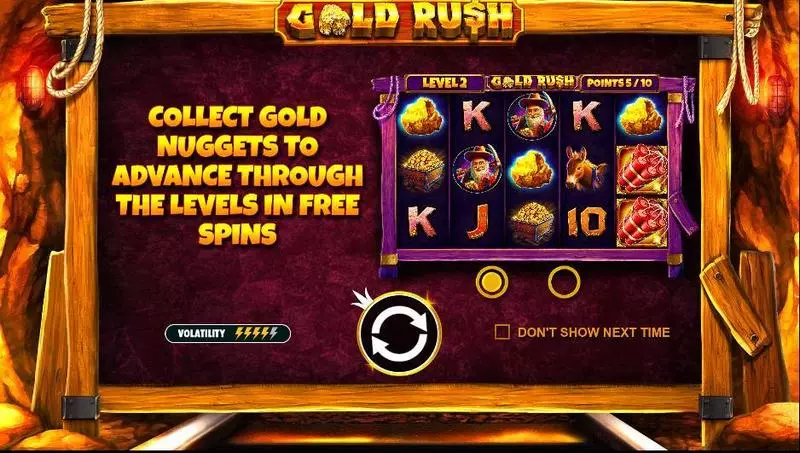 Gold Rush slots Info and Rules
