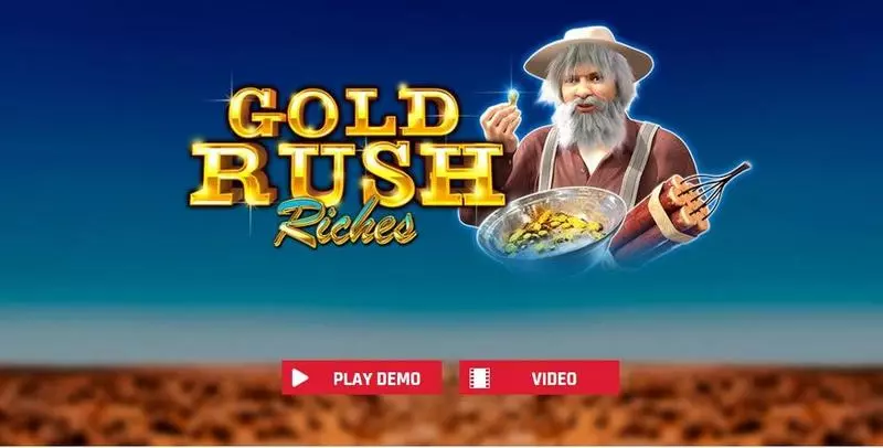 Gold Rush Riches slots Introduction Screen