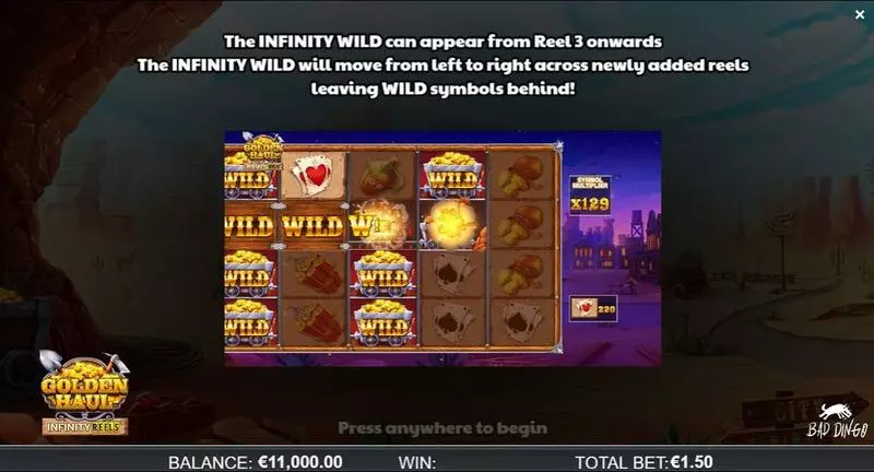 Golden Haul Infinity Reels slots Info and Rules