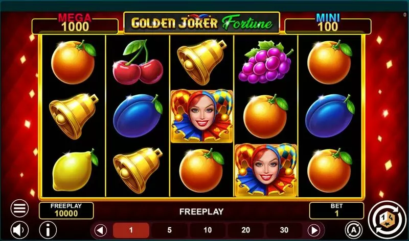 Golden Joker Fortune slots Main Screen Reels