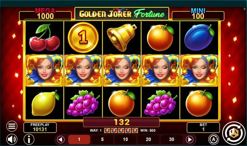 Golden Joker Fortune slots Winning Screenshot