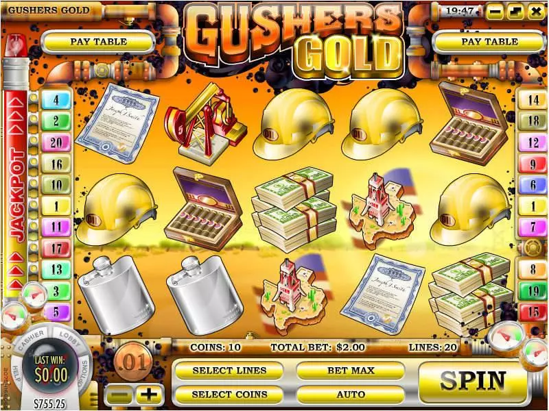 Gushers Gold slots Main Screen Reels