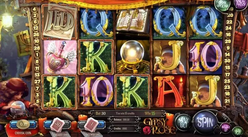 Gypsy Rose slots Introduction Screen
