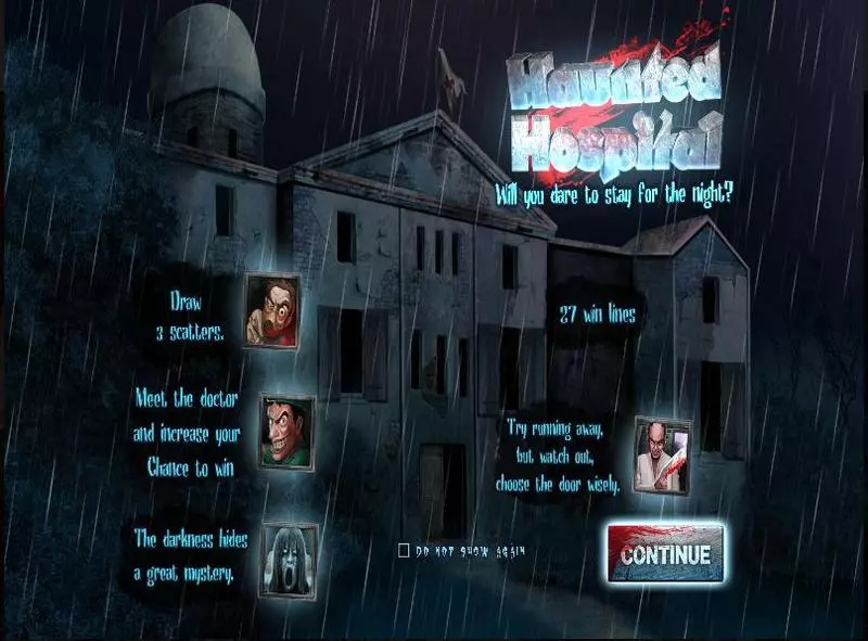 Haunted Hospital slots Info and Rules