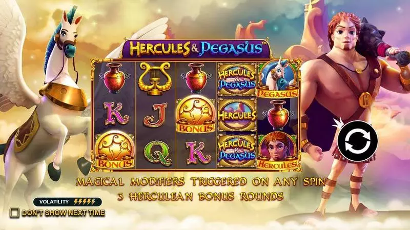 Hercules and Pegasus slots Info and Rules