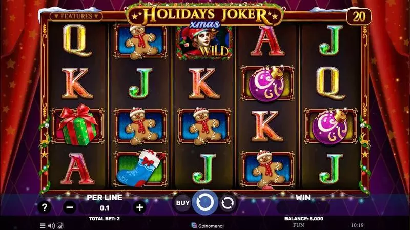 Holidays Joker – Xmas slots Main Screen Reels