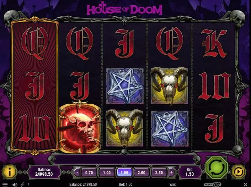 House of Doom slots Main Screen Reels