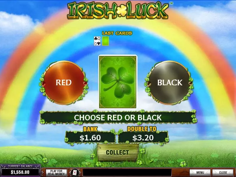 Irish Luck slots Gamble Screen