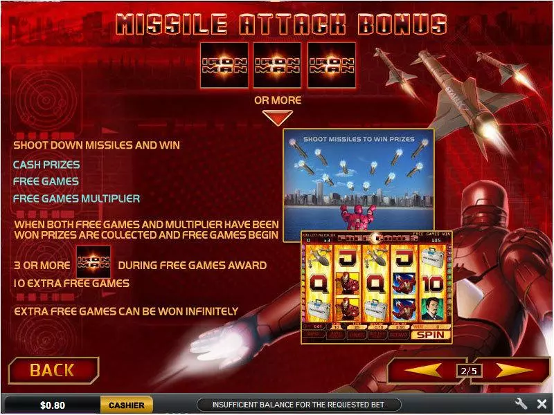 Iron Man slots Bonus 1