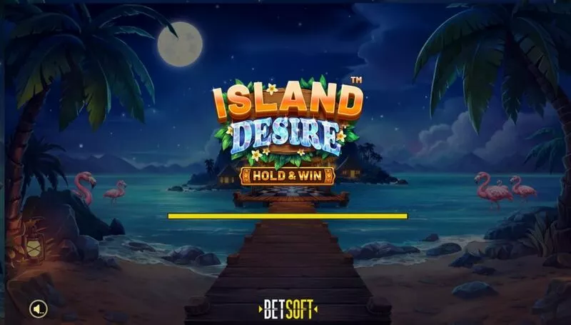 Island Desire - Hold & Win slots Introduction Screen