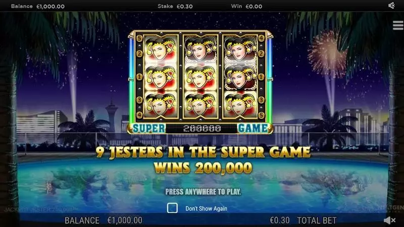 Jackpot Jester 200000  slots Info and Rules