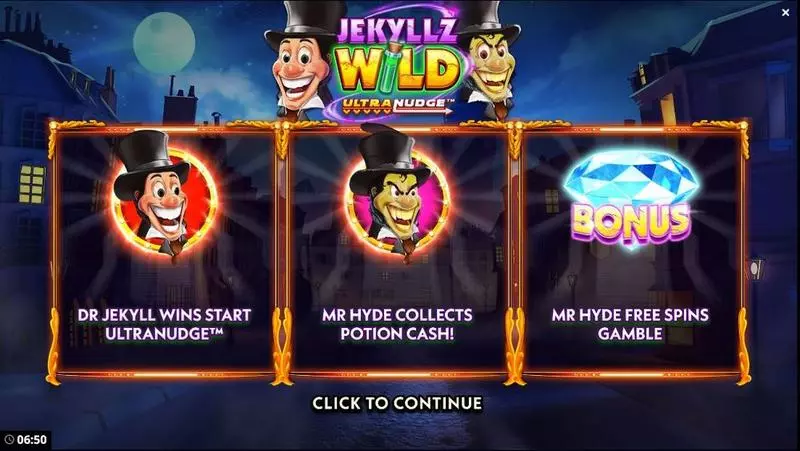 Jekyllz Wild UltraNudge slots Info and Rules