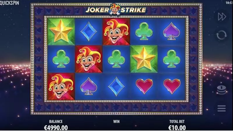 Joker Strike slots Main Screen Reels