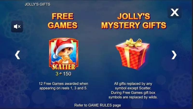 Jolly's Gifts  slots Bonus 2