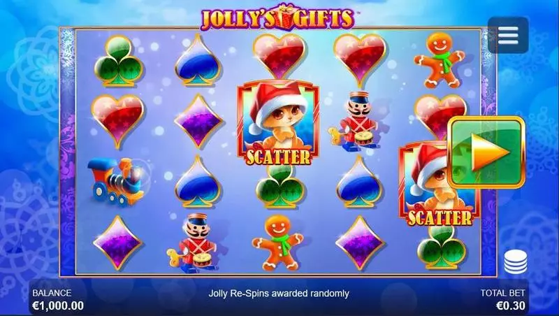 Jolly's Gifts  slots Main Screen Reels