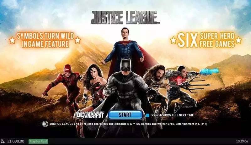 Justice League slots Info and Rules
